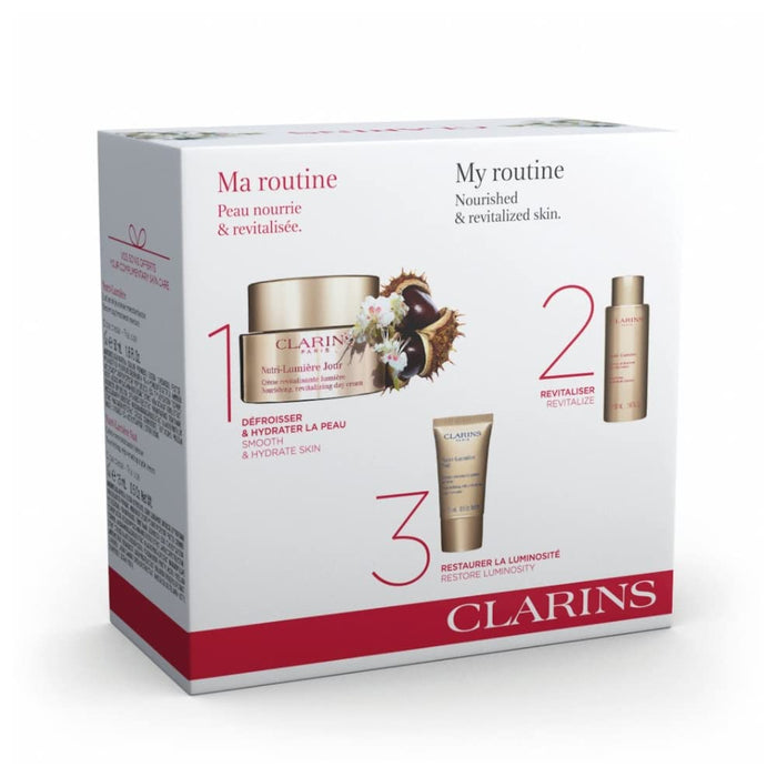 Clarins My Routine 3 Piece Gift Set: Day Cream 50ml - Night  Cream 15ml - Treatment Essence - 50ml - Bathtub Pillows at MyPerfumeShop by Clarins