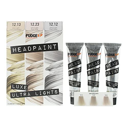 Fudge Professional Head Paint High Lift Trio Kit 3 X 60ml 12.13/ 12.23/ 12.12 - Haircare at MyPerfumeShop by Fudge Professional