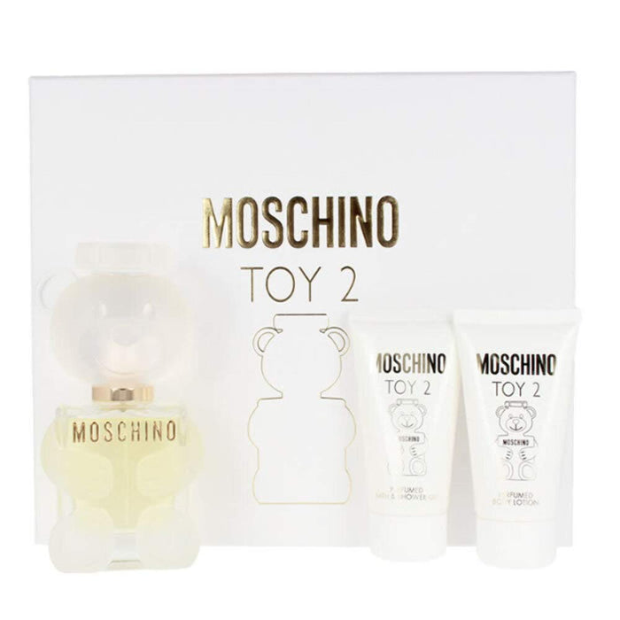 Moschino Toy 2 Gift Set 50ml EDP + 50ml Body Lotion + 50ml Shower Gel - Eau De Parfum at MyPerfumeShop by Moschino