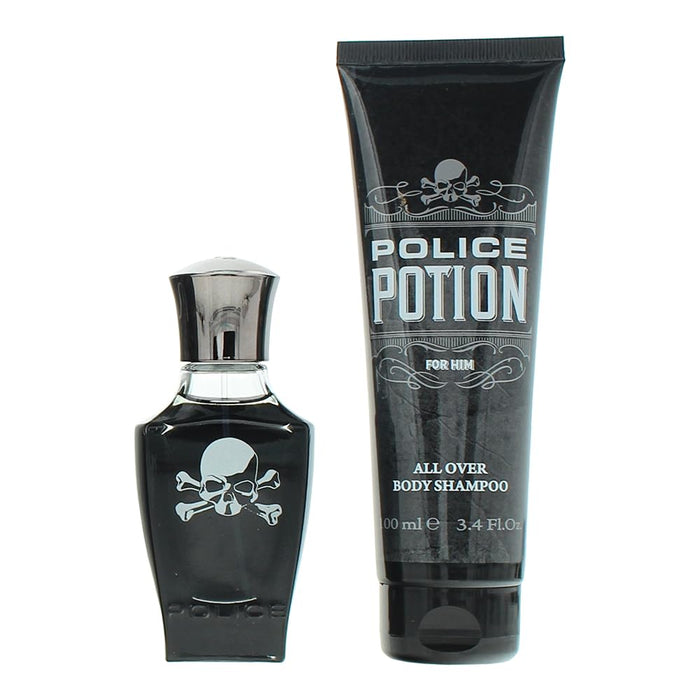 Police Potion For Him 2 Piece Gift Set: Eau De Parfum 30ml - Shower Gel 100ml - Sets at MyPerfumeShop by Police