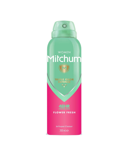 Mitchum Women Triple Odor Defense 48HR Protection Flower Fresh Antiperspirant & Deodorant 200ml - Personal Hygiene at MyPerfumeShop by Mitchum