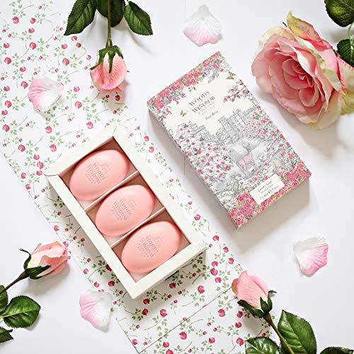 Woods Of Windsor True Rose Soap 60g 3 Pieces - Bath & Shower at MyPerfumeShop by Woods Of Windsor