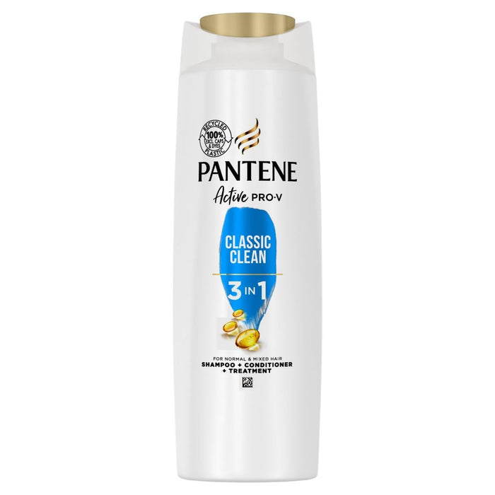 Pantene Pro-V Classic Clean 3 In 1 Shampoo - 400ml - Shampoo at MyPerfumeShop by Pantene