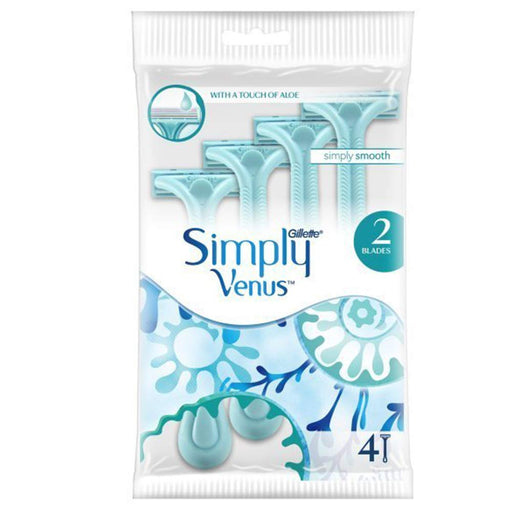 Gillette Simply Venus 2 Disposable Razors x 4 - Hair Removal at MyPerfumeShop by Venus