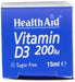 Healthaid Vitamin D3 200Iu Drops - 15ml - Bone Care at MyPerfumeShop by Healthaid