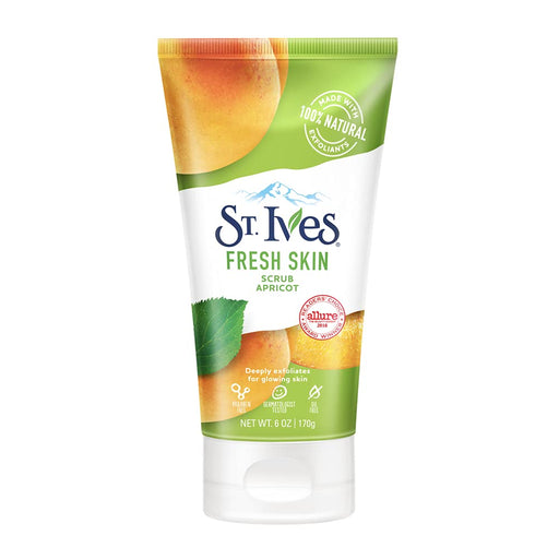 St. Ives Fresh Skin Invigorating Apricot Face Scrub 6 x 30ml - Exfoliators & Scrubs at MyPerfumeShop by St. Ives