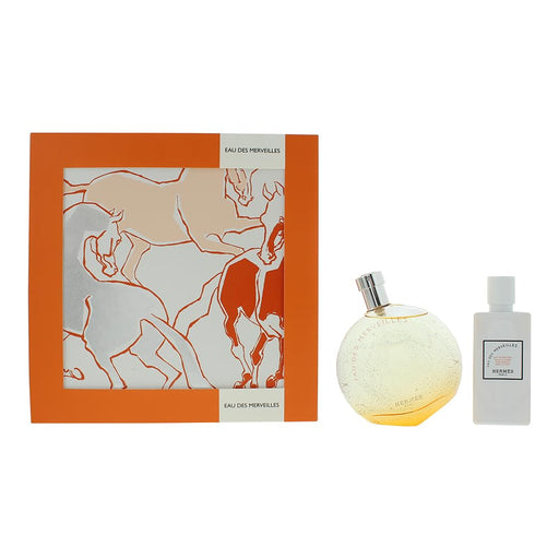 Hermès Eau Des Merveilles 2 Piece Gift Set: Eau de Toilette 100ml - Body Lotion 80ml - Sets at MyPerfumeShop by Hermès