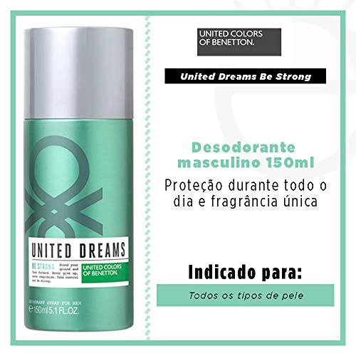 United Colors of Benetton Benetton United Dreams Men Be Strong Deodorant Spray 150ml - Perfume & Cologne at MyPerfumeShop by United Colors of Benetton