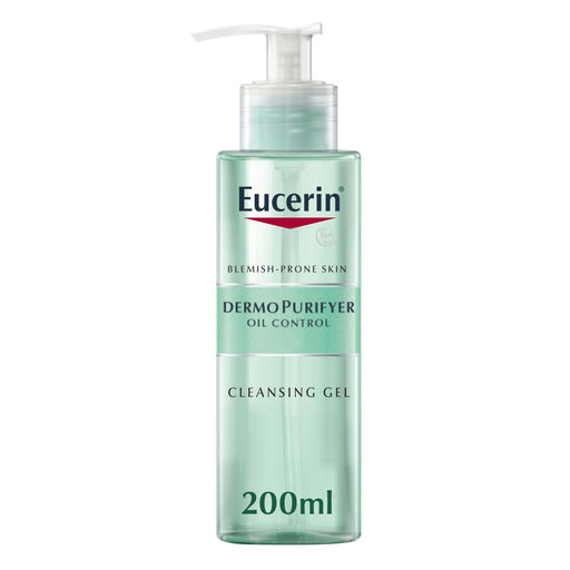 Eucerin Dermo Purifyer Oil Control Cleansing Gel 200ml - Facial Cleansers at MyPerfumeShop by Eucerin