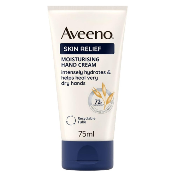 Aveeno Skin Relief Hand Cream - 75ml - Creams & Lotions at MyPerfumeShop by Aveeno