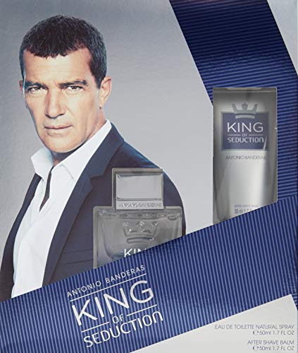 Antonio Banderas King Of Seduction Giftset EDT Spray 50ml + After Shave Balm 50ml - Fragrance at MyPerfumeShop by Antonio Banderas