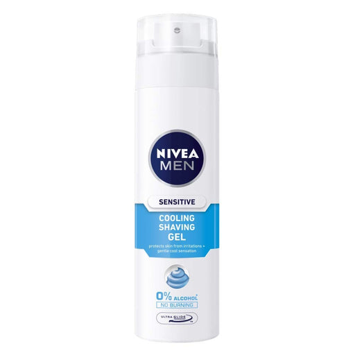 Nivea Men Sensitive Cooling Shaving Gel  - 200ml - After Shave Products at MyPerfumeShop by Nivea