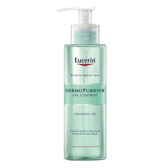 Eucerin Dermo Purifyer Oil Control Cleansing Gel 200ml - Facial Cleansers at MyPerfumeShop by Eucerin