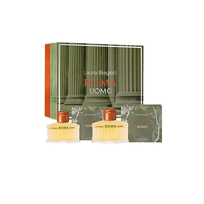 Laura Biagiotti Roma Uomo Gift Set 125ml EDT + 75ml Aftershave Lotion - Fragrance at MyPerfumeShop by Laura Biagiotti