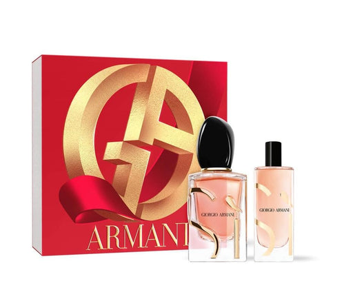 Giorgio Armani SÌ Eau De Parfum Intense Gift Set 50ml EDP + 15ml EDP - Fragrance at MyPerfumeShop by Giorgio Armani