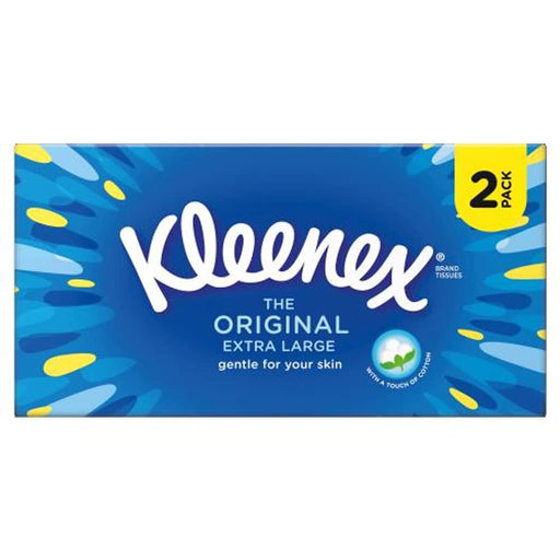 Kleenex The Original Extra Large Tissues Big Boxes x 2 - Cotton Wool. Tissues. Wipes at MyPerfumeShop by Kleenex