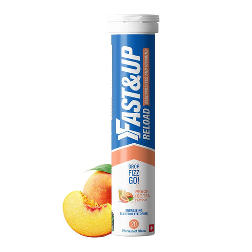 Fast&Up Reload Effervescent Tablets Peach Ice Tea 20 Tablets x 6 - Adult Multi Vits at MyPerfumeShop by FAST&UP