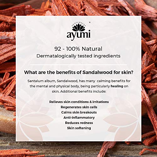 Ayumi Sandalwood & Ylang Ylang Body Scrub With Finely Ground Olive Seed to Gently Cleanse & Exfoliate the Skin Packed With Exotic Oils & Jojoba - 1 x 200ml - Scrubs at MyPerfumeShop by Ayumi