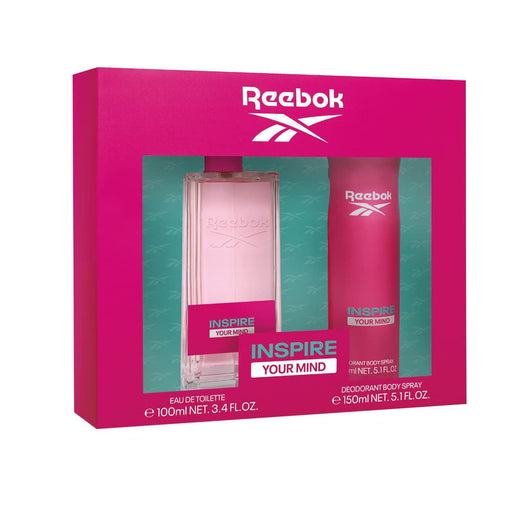 Reebok Inspire Your Mind Woman Gift Set 100ml EDT + 150ml Body Spray - Deodorant at MyPerfumeShop by Reebok