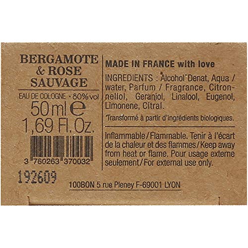 100 Bon Bergamote & Rose Sauvage Refillable Eau de Parfum 50ml Spray - Perfume & Cologne at MyPerfumeShop by 100 Bon