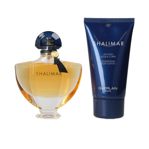 Guerlain Shalimar 2 Piece Gift Set: Eau De Parfum 50ml - Body Lotion 75ml - Pouch - Gift Set at MyPerfumeShop by Guerlain