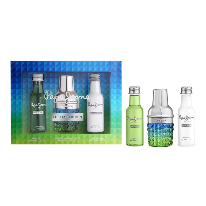 Pepe Jeans Him Cocktail 30Ml EDT+50Ml Sg+50Ml As - Gift Set at MyPerfumeShop by Pepe Jeans