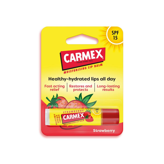 Carmex Classic Lip Balm Stick Strawberry - 4.25g - Lips at MyPerfumeShop by Carmex