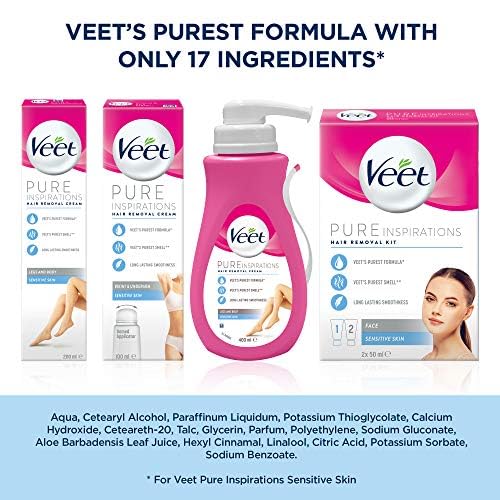 Veet Pure Inspirations Hair Removal Cream Sensitive - 200ml - Hair Removal at MyPerfumeShop by Veet