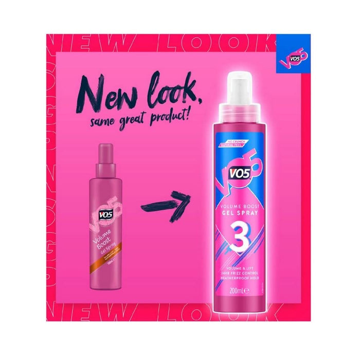 VO5 Gel Spray Volumising - 200ml