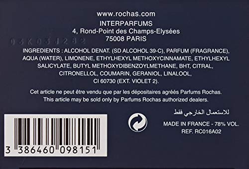 Rochas L'Homme Eau de Toilette 60ml Spray - Eau de Toilette at MyPerfumeShop by Rochas