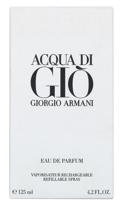 Giorgio Armani Acqua di Giò Eau de Parfum 125ml Refillable Spray - Eau De Parfum at MyPerfumeShop by Giorgio Armani