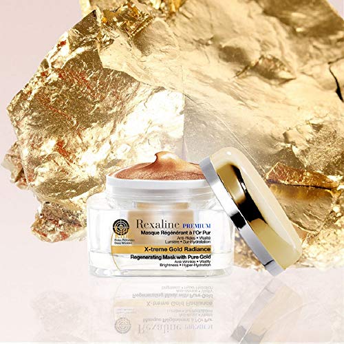 Rexaline Premium X-treme Gold Radiance Regenerating Mask With Pure Gold 50ml - Skincare at MyPerfumeShop by Rexaline