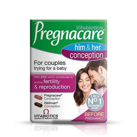 Vitabiotics Pregnacare His & Hers 60 Tablets - Pregnancy at MyPerfumeShop by Vitabiotics