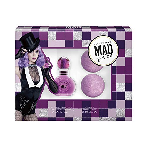 Katy Perry Mad Potion Eau De Parfum 30ml & 2 X 100G Bath Bomb Gift Set - Eau de Perfume at MyPerfumeShop by Katy Perry