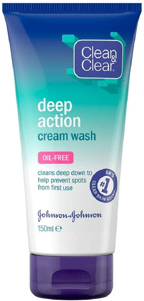 Clean & Clear Deep Cleansing Cream Wash - 150ml - Regime Skin Care at MyPerfumeShop by Clean & Clear