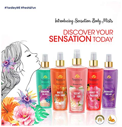 Yardley London Sensation Burst Of Passion Perfume Mist 236ml Spray - Fragrance at MyPerfumeShop by Yardley London