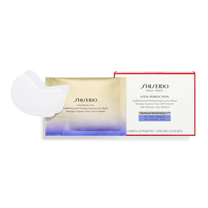 Shiseido Vital Perfection Uplifting and Firming Express Eye Mask 12 x 2 Sheets - Beauty at MyPerfumeShop by Shiseido