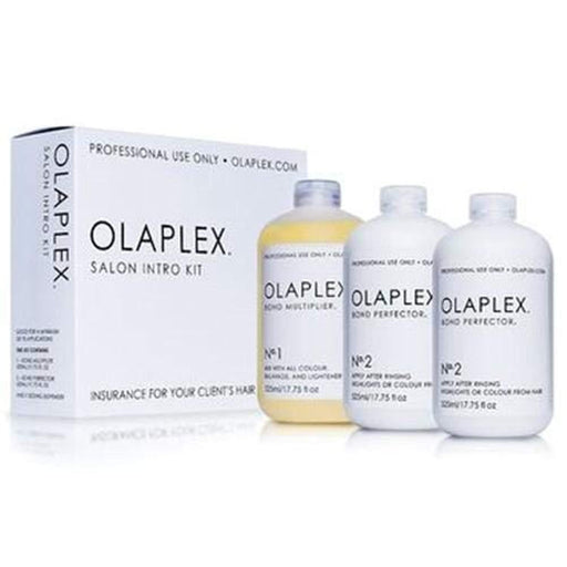 Olaplex Salon Intro Kit 3 Pieces Gift Set : No 1 Bond Multiplier 525Ml - Cosmetics at MyPerfumeShop by OLAPLEX