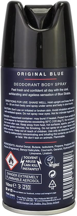 Blue Stratos Parfums Bleu Limited Body Spray 150ml - Fragrance at MyPerfumeShop by Blue Stratos