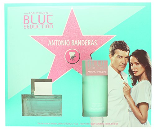 Antonio Banderas Blue Seduction for Women Gift Set 50ml EDT + 100ml Body Lotion - Fragrance at MyPerfumeShop by Antonio Banderas