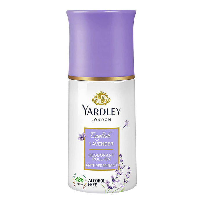 Yardley English Lavender Deodorant Roll-On 50ml - Deodorants & Anti-Perspirants at MyPerfumeShop by Yardley London