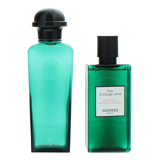 Herms Eau D'orange Verte 2 Piece Gift Set: Eau De Cologne 100ml - Hair And Body Shower Gel 80ml - Fragrance at MyPerfumeShop by Hermès