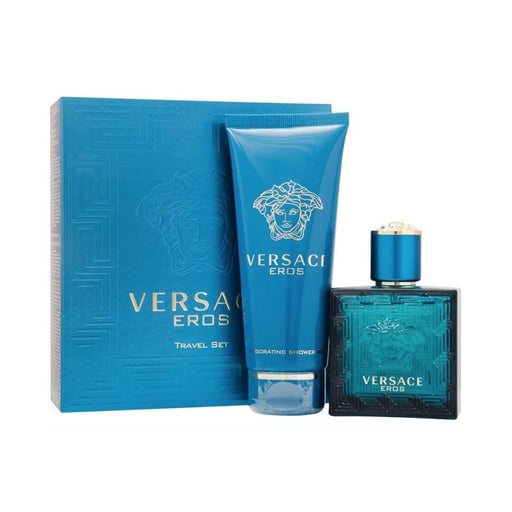 Versace Eros Gift Set 50ml EDT + 100ml Shower Gel - Fragrance at MyPerfumeShop by Versace