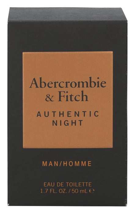 Abercrombie & Fitch Authentic Night Eau de Toilette 50ml Spray - Eau De Toilette at MyPerfumeShop by Abercrombie & Fitch