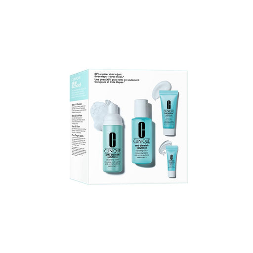 Clinique Anti-Blemish Solutions Gift Set 50ml Cleansing Foam + 60ml Clarifying Lotion + 15ml All-Over Clearing Treatment + 5ml Clinical Clearing Gel - Facial Cleansers at MyPerfumeShop by Clinique