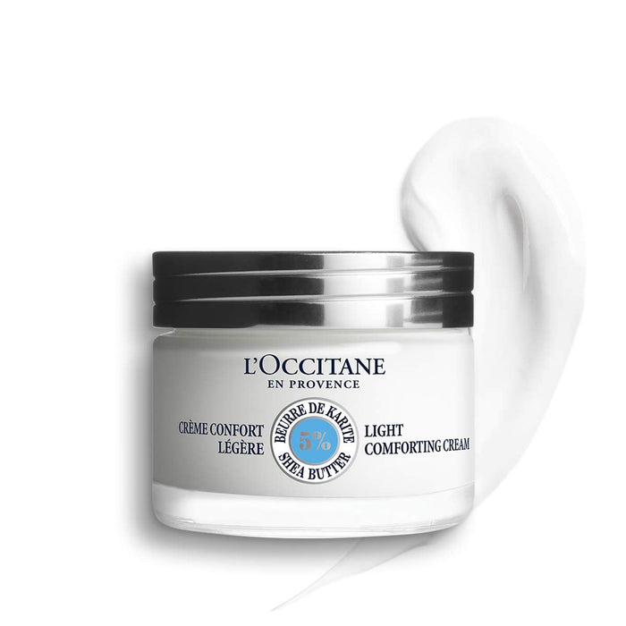 L'occitane Shea Butter Light Comforting Face Cream 50ml - Creams at MyPerfumeShop by L'Occitane