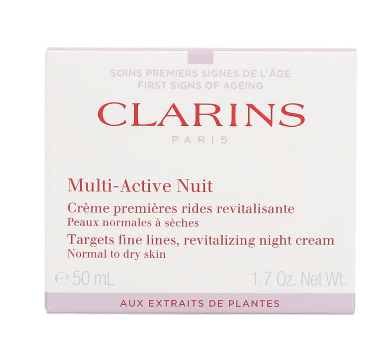 Clarins Multi-Active Night Comfort Cream - Normal to Dry Skin 50ml - Skincare at MyPerfumeShop by Clarins