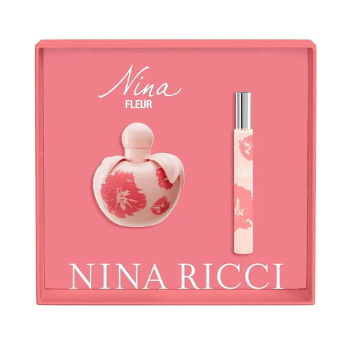 Nina Ricci Gift Set 50ml Nina Fleur EDT Spray + 10ml Nina Fleur EDT Rollerball + 10ml Nina EDT Rollerball