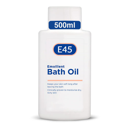 E45 Emollient Bath Oil - 500ml - Bath & Shower at MyPerfumeShop by E45