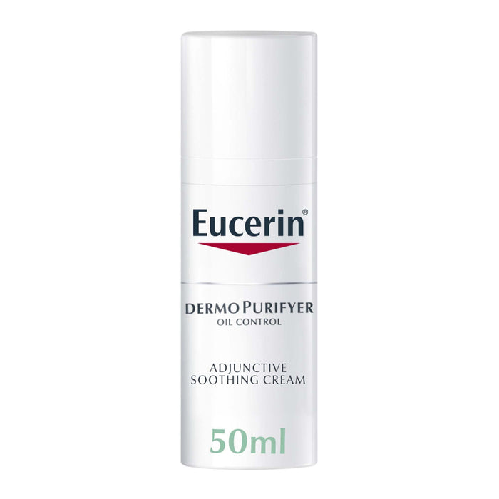 Eucerin DermoPurifyer Oil Control Adjunctive Soothing Cream 50ml - Face Cream at MyPerfumeShop by Eucerin